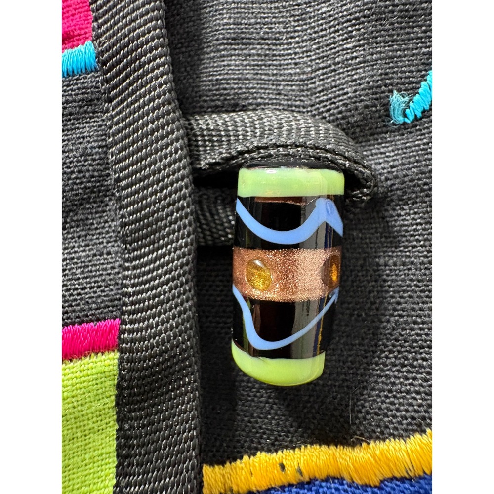 INDIGO MOON Womens Multicolor Embroidered Jacket 2X Art-To-Wear Boho Maximalist - Picture 8 of 11